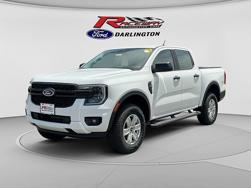 2025 Ford Ranger XL in White — front three-quarter view
