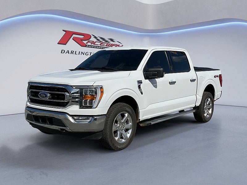 2023 Ford F-150 XLT in White — front three-quarter view