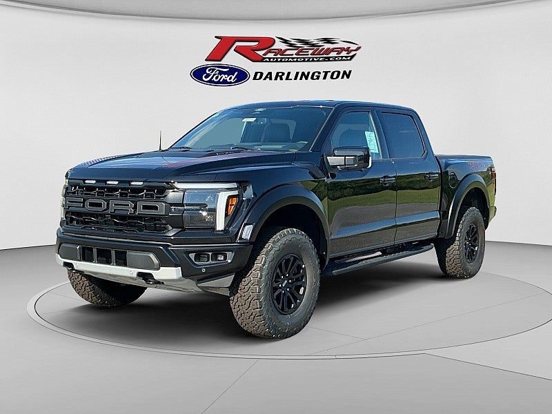 2026 Ford F-150 Raptor in Black — front three-quarter view