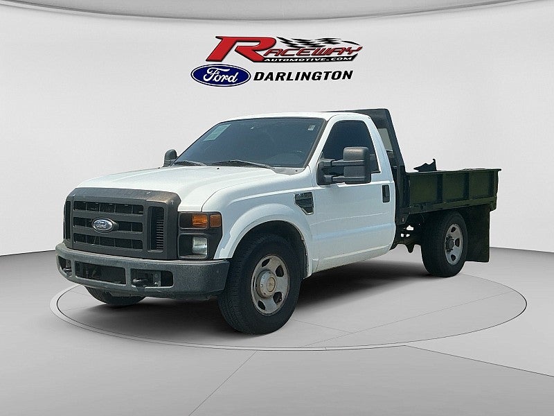 2008 Ford F-350 XL in White — front three-quarter view