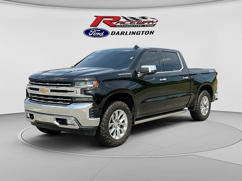 2020 Chevrolet Silverado 1500 LTZ in Black — front three-quarter view