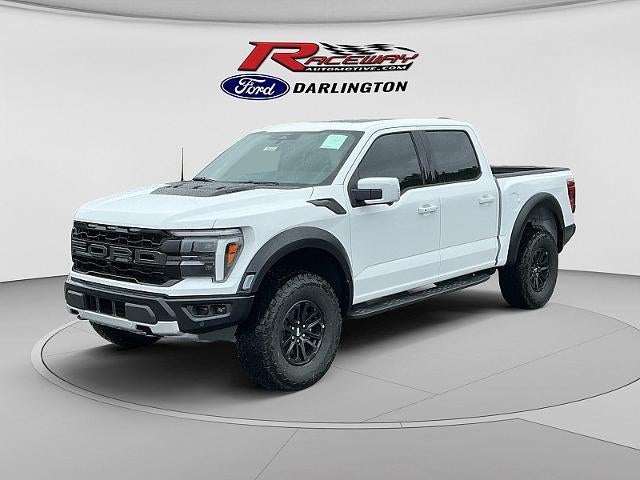 2026 Ford F-150 Raptor in Oxford White — front three-quarter view